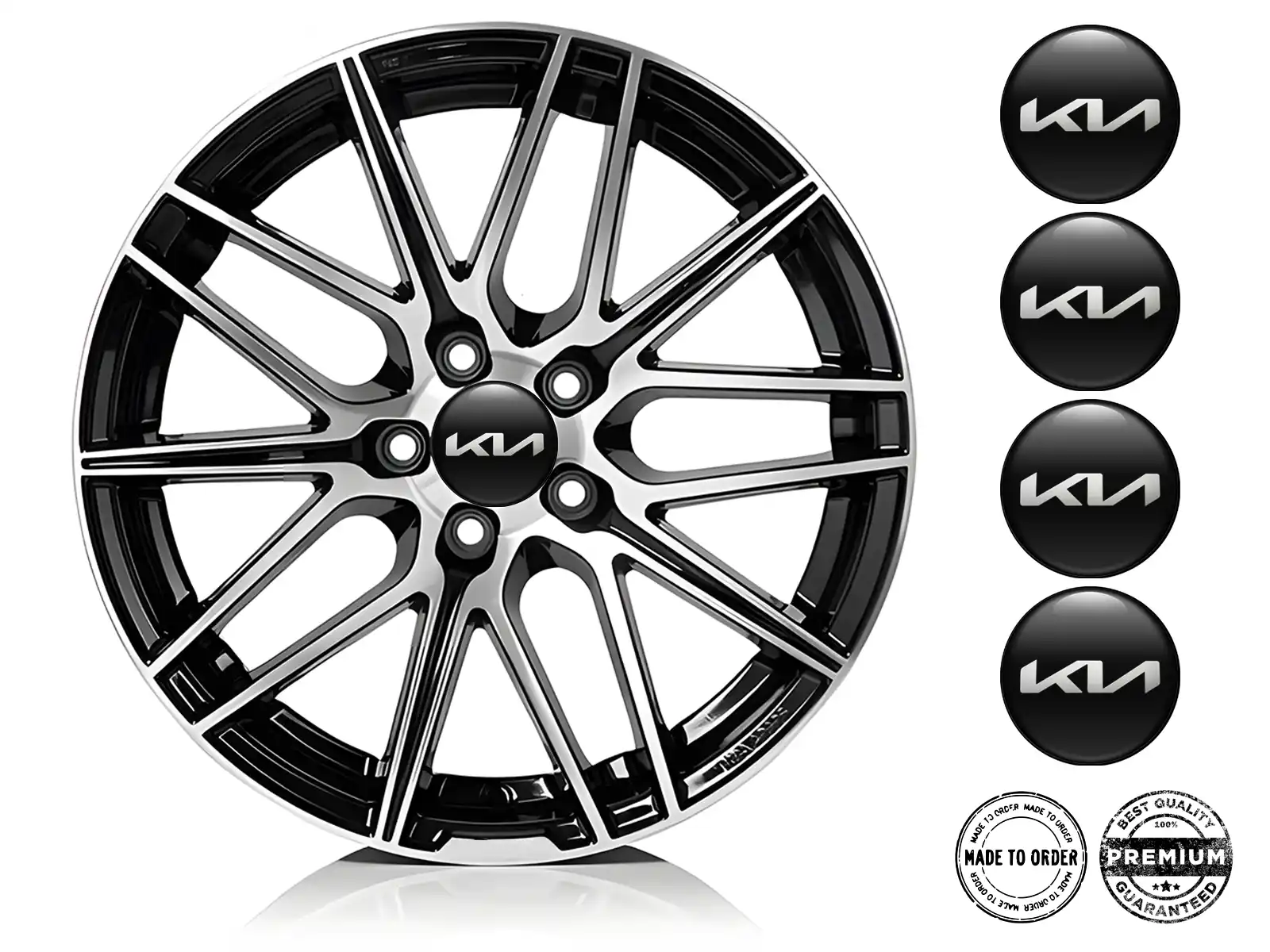 KIA Epoxy Dome Aufkleber Luxus Autoembleme